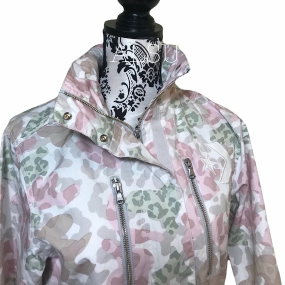 💥MEGA SALE💥Converse 10006842-A02 Utility F2 Hooded Women’s Jacket Rose Pink - Picture 9 of 10